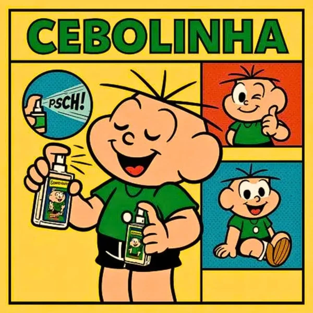 Colônia Turma Da Mônica Cebolinha Jequiti 25mL — miniatura 5